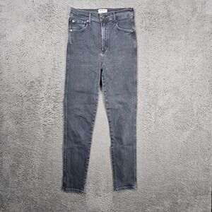 AGOLDE Sophie High Rise Skinny Jeans Black Wash A051-2088 Womens Size 26